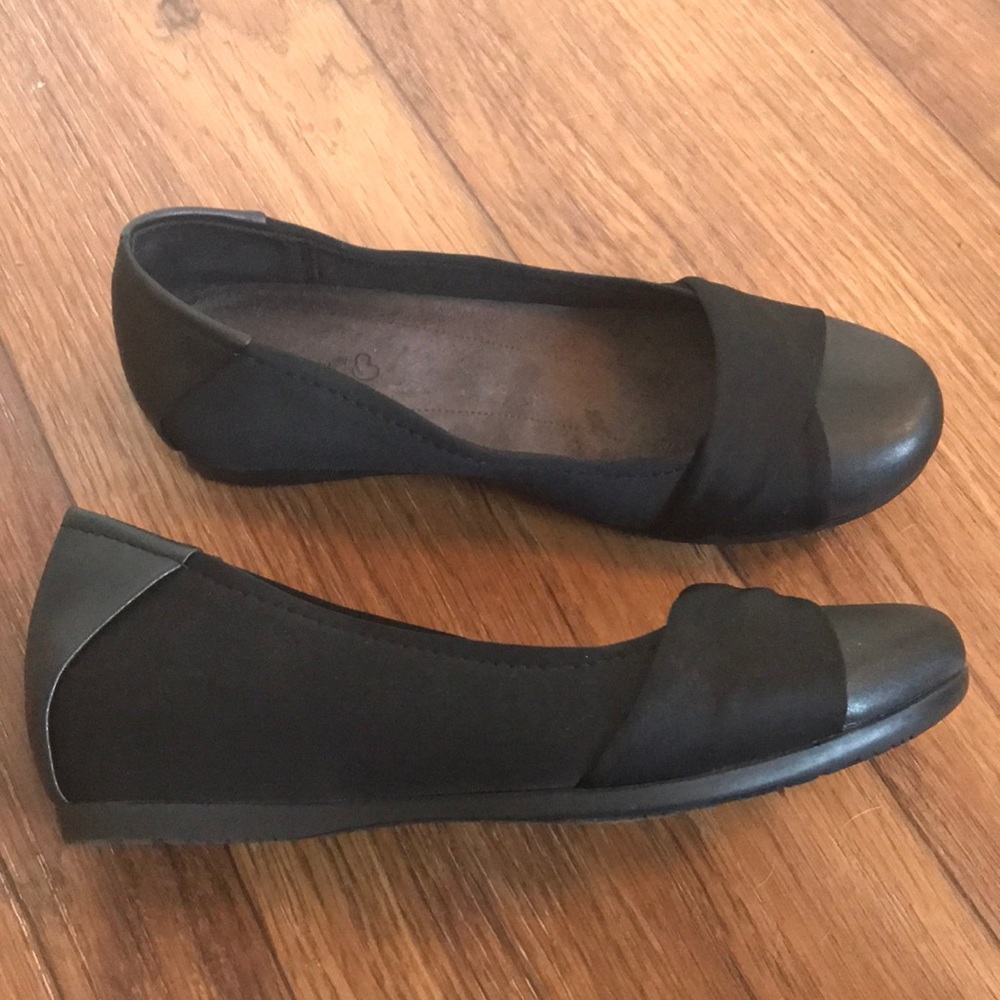 Bare Traps Mitsy Memory Foam Hidden Wedge Flats